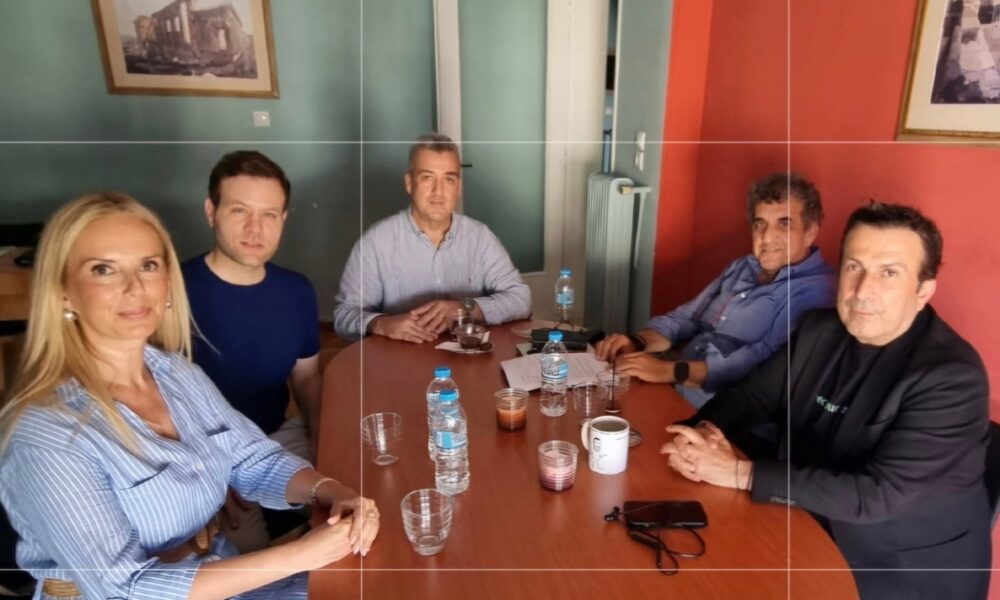 Συνάντηση κλιμακίου του ΠΑΣΟΚ με αντιπροσωπεία της ΕΛΜΕ ΒΡΒ