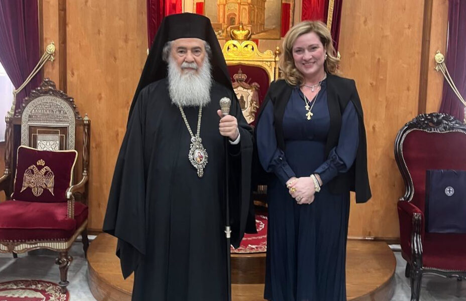 sta-ierosolima-i-g.g.-Αpodimou Στα Ιεροσόλυμα η Γ.Γ. Απόδημου Ελληνισμού και Δημόσιας Διπλωματίας Μάιρα Μυρογιάννη