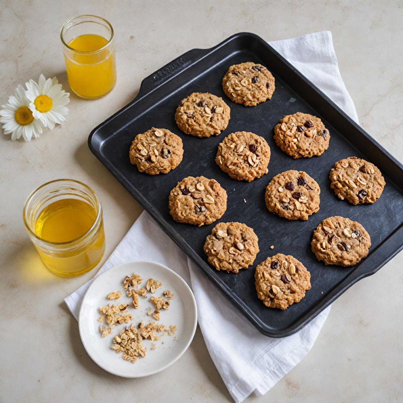 thisishellas-Cookies with olive oil, oats and chocolate
