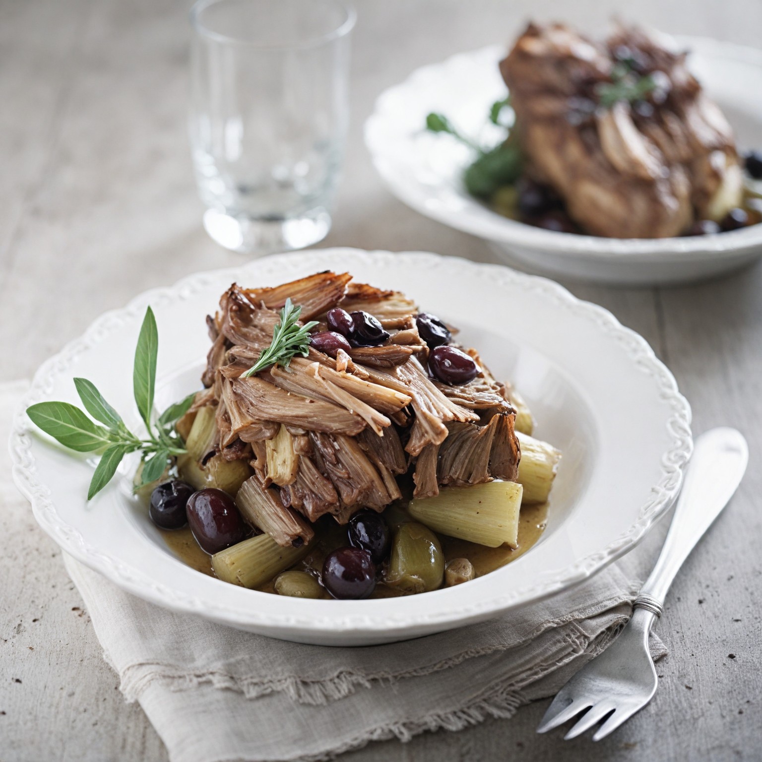thisishellas-Goat with endive and olives