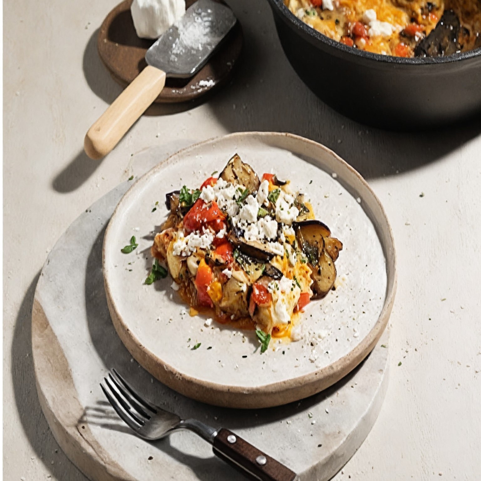 thisishellas-Kagiana with eggplant and feta cheese