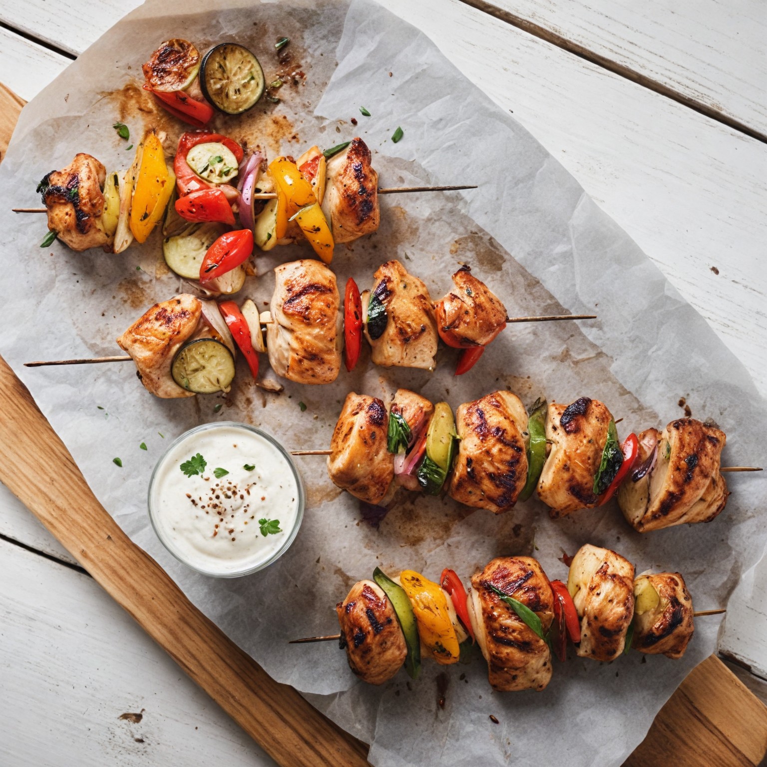 thisishellas- skewers of grilled chicken