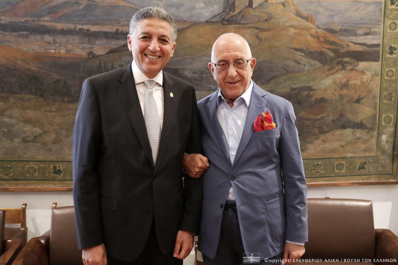 «Το καθεστώς της Μονής Σινά παραμένει αναλλοίωτο» Συνάντηση του Προέδρου της Βουλής Νικήτα Κακλαμάνη με τον Πρέσβη της Αιγύπτου Όμαρ Αμαρ Γιούσεφ