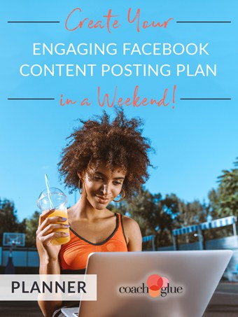coachglue facebook content plan