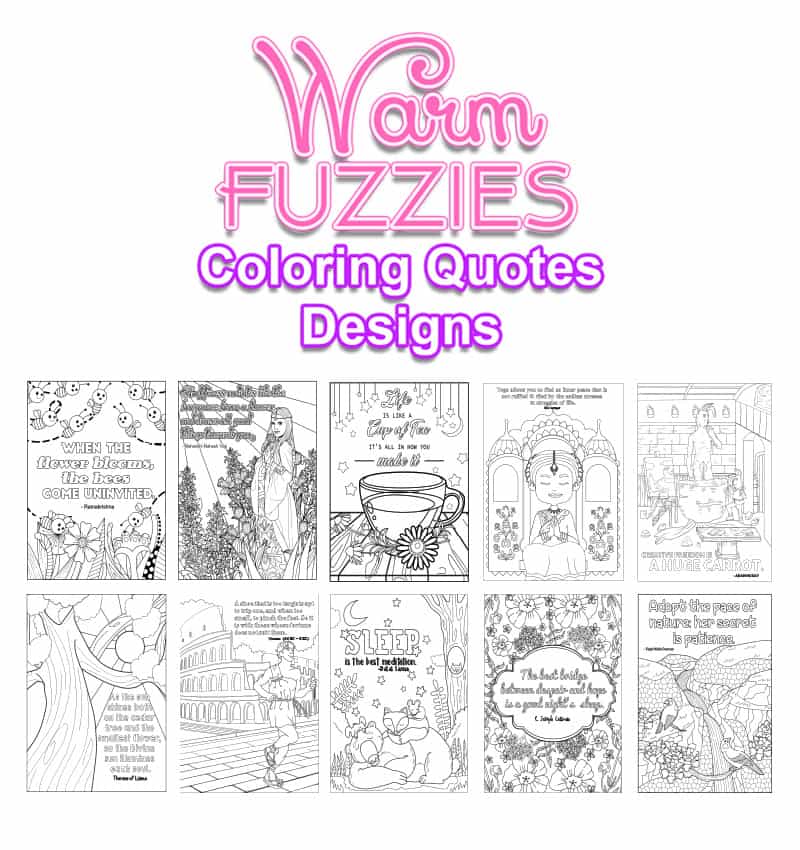 color monthly warm fuzzies