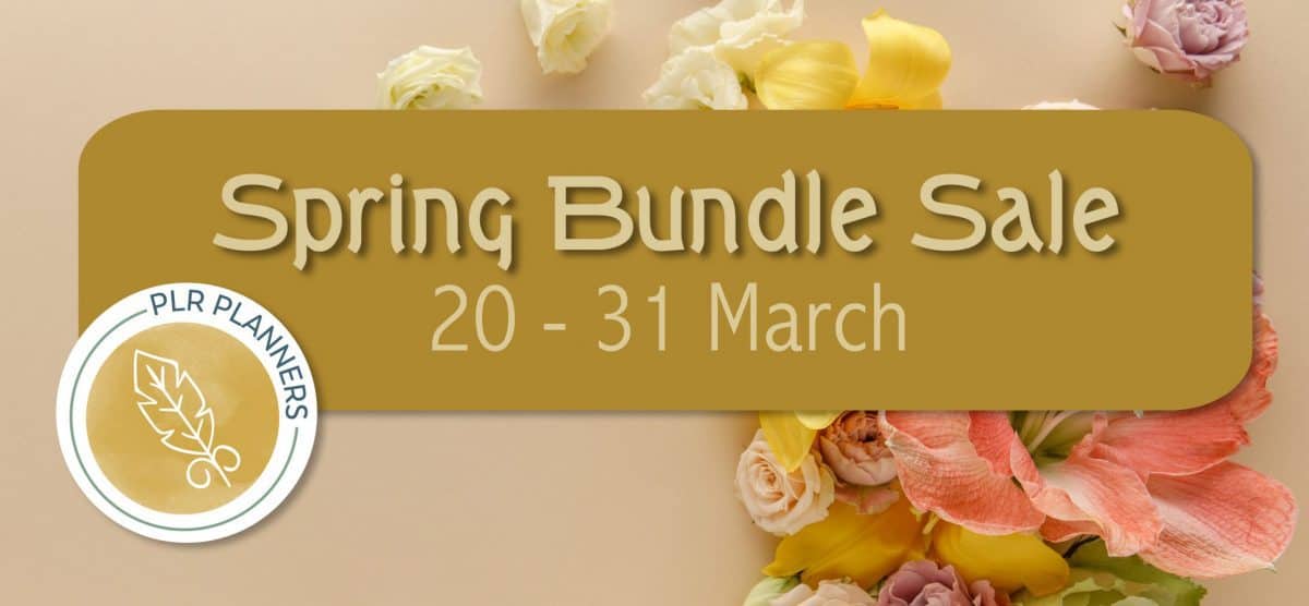 plrplanners spring bundle