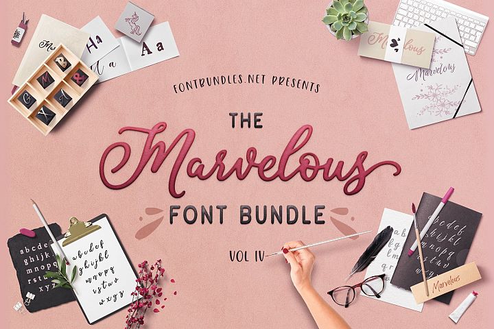 the marvelous font bundle vol iv