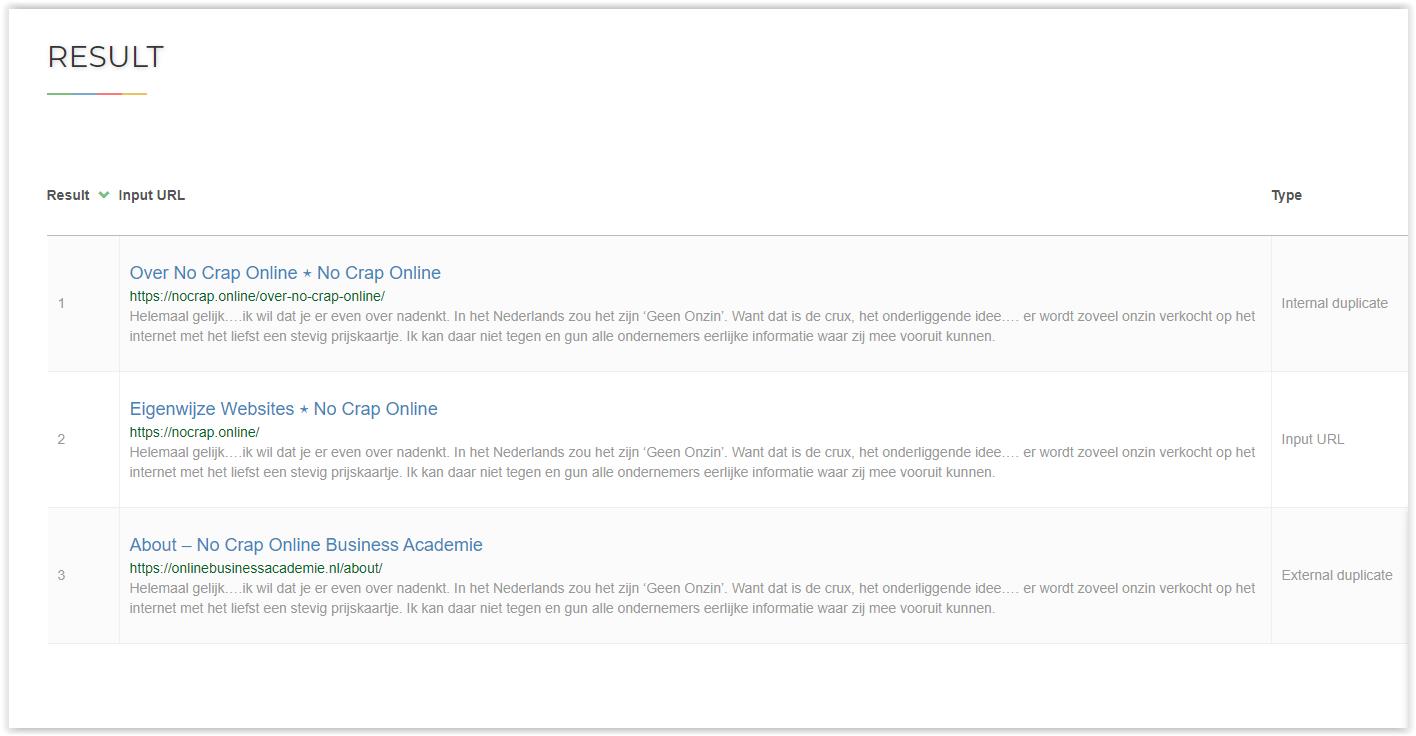 Duplicate Content? Nog 1 keer: Hoe zit het met Dubbele Content (SEO)? 2 duplicate content