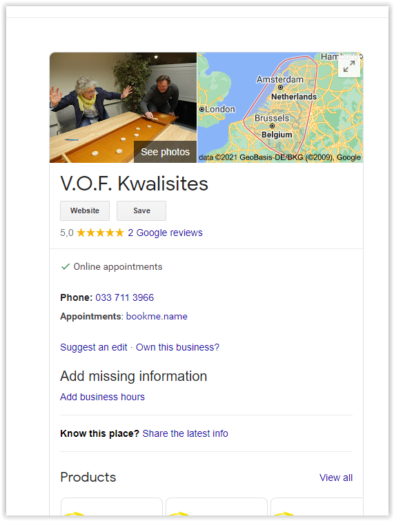 Testimonials en reviews - echt nodig voor je website? (1516 woorden) 1 Google Reviews voor Kwalisites.