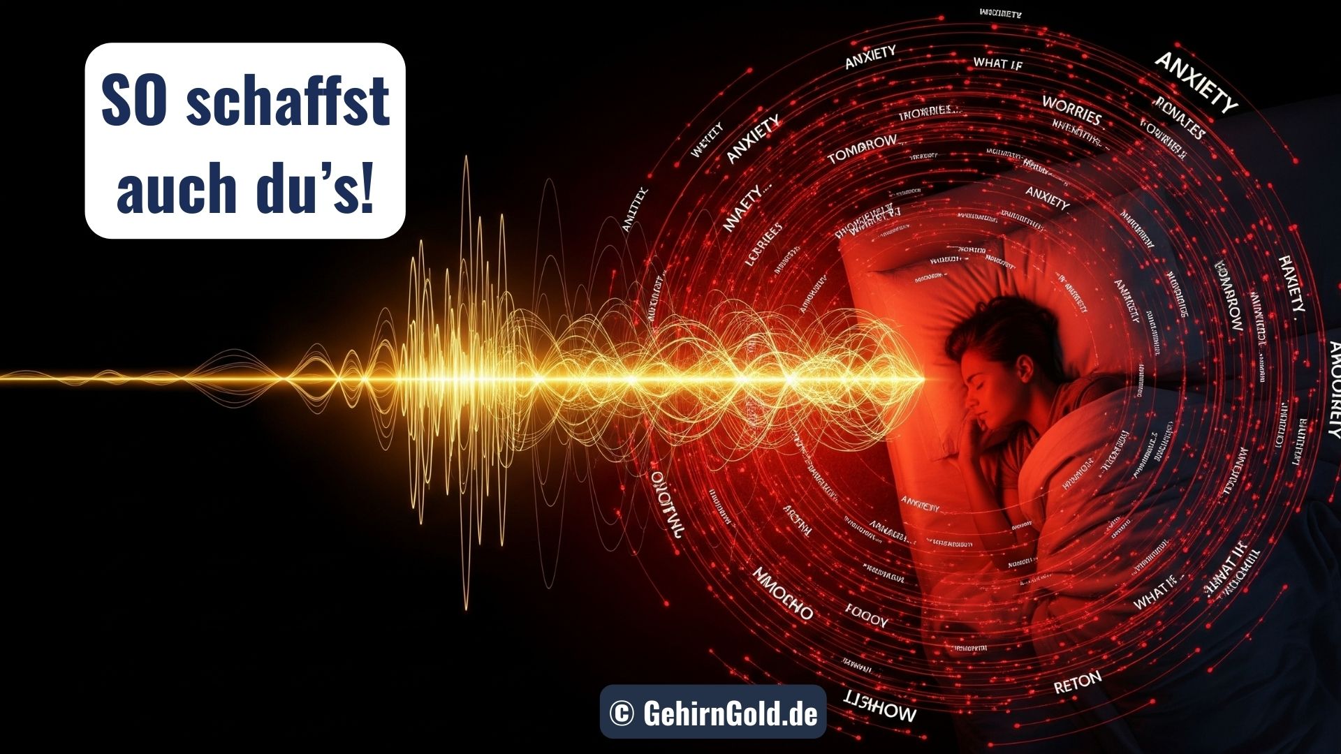 Der Teufelskreis: Wie Angst, Unruhe und Schlafstörungen sich gegenseitig befeuern