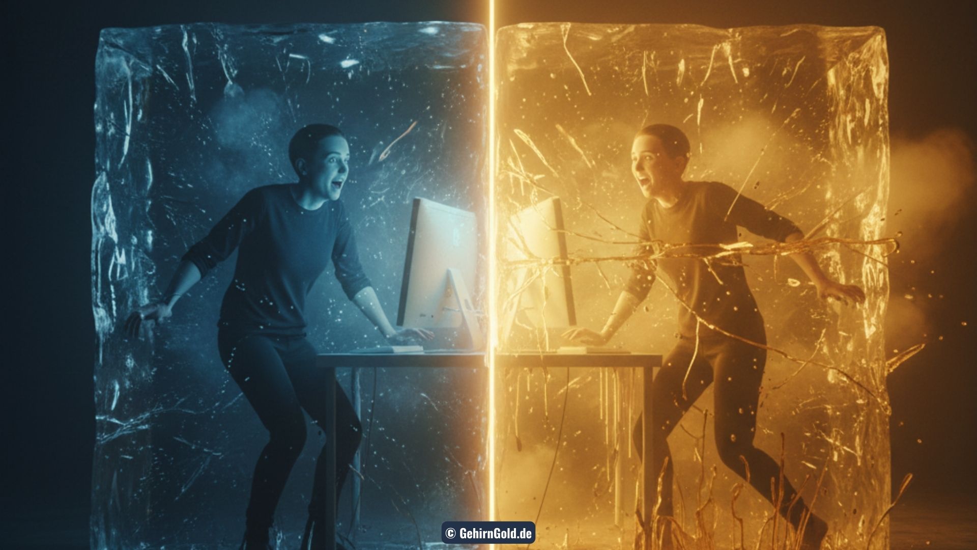 Warum du dich gelähmt fühlst, obwohl du arbeiten willst (Der Functional Freeze)