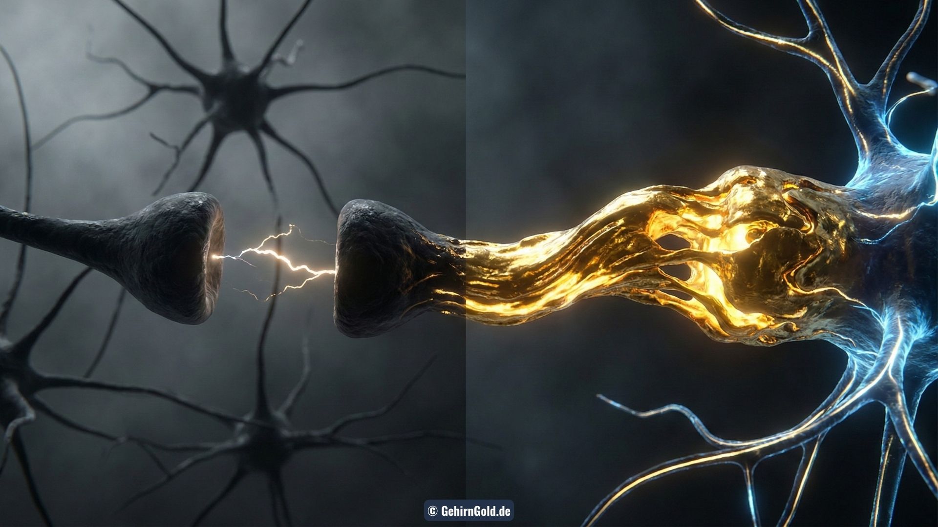 Synaptische Verbindung: Wie aus einem Funken eine dauerhafte Verbindung wird.