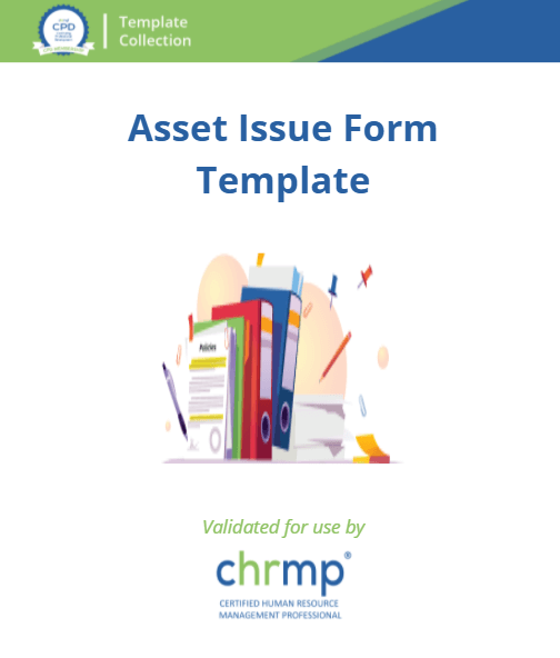 Asset ISsue Form Template