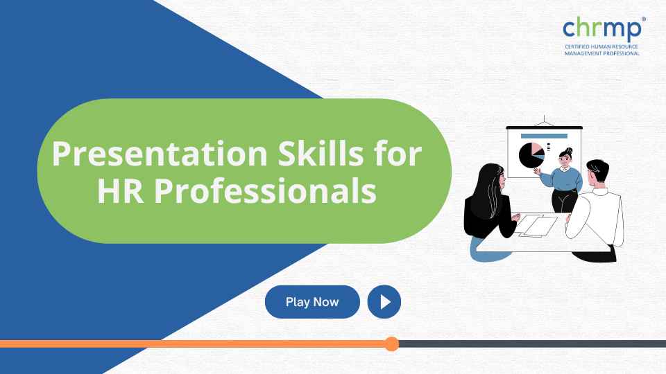 Presentation skills for HR professionals