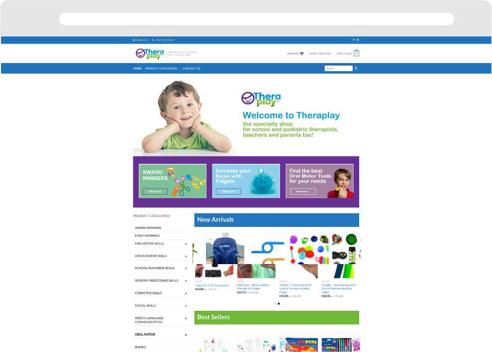 theraplay,applab projects,seo,website design,wordpress website