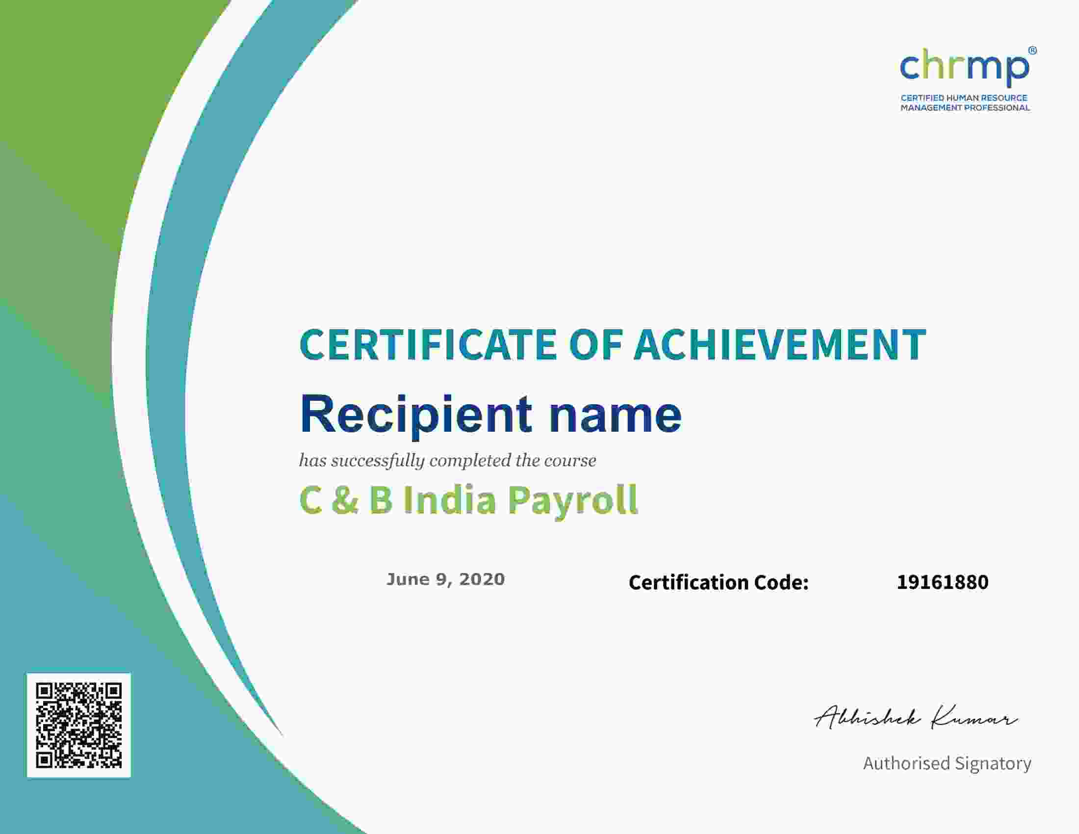 C&B India payroll