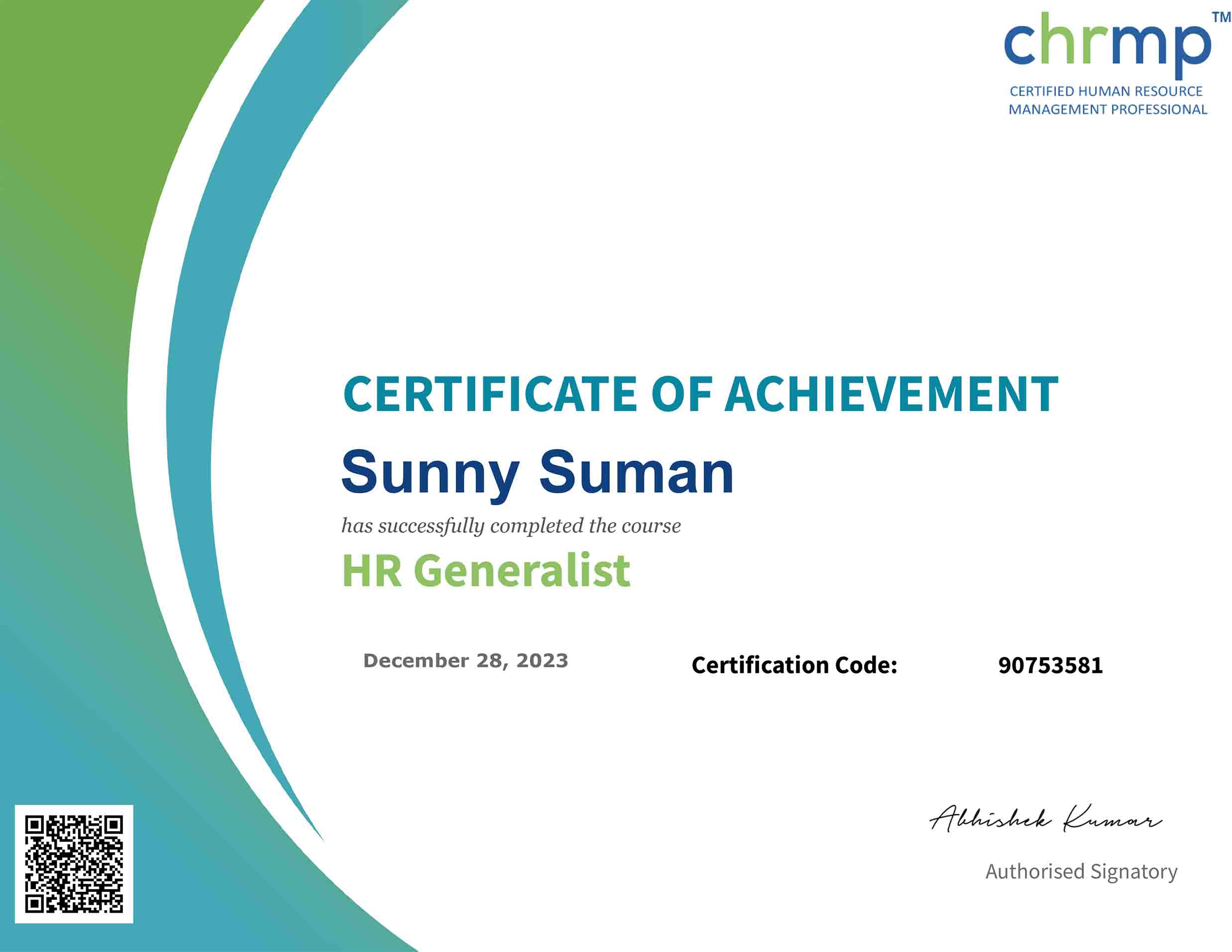 HR Generalist