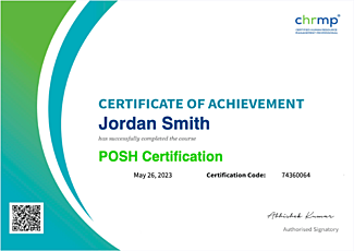 Posh Certificate