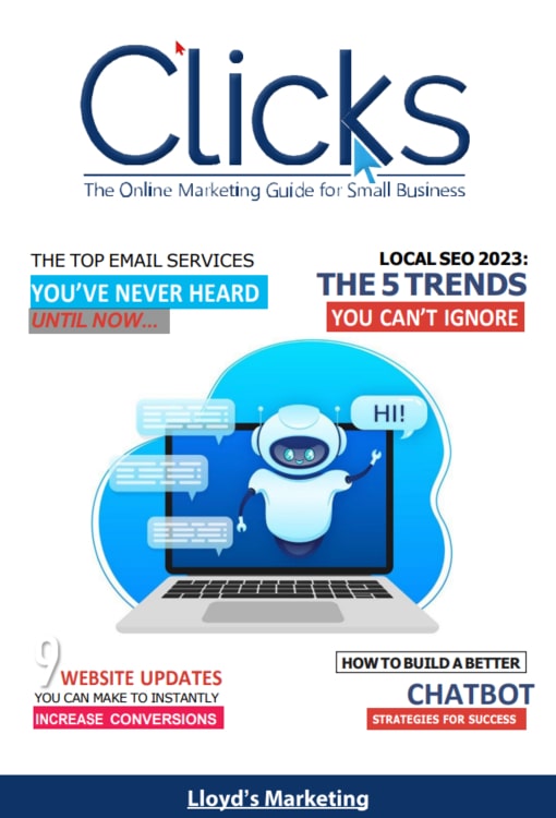 The Front Cover Of The June Issue Of Clicks Digital Marketing Magazine,