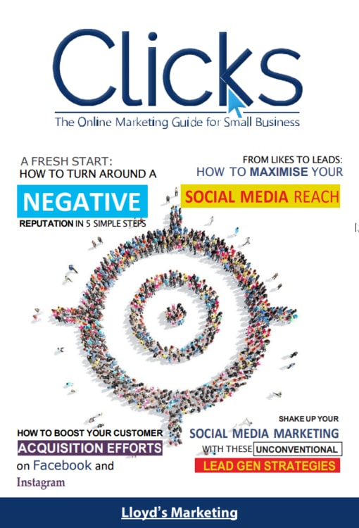 The Front Cover Of May'S Clicks Digital Marketing Marketing Magazine