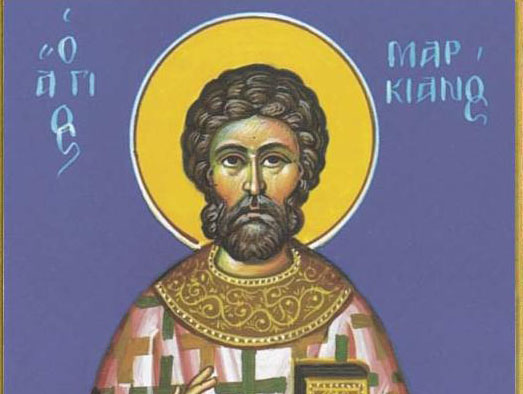 Η χρυσή στολή του αγίου Μαρκιανού