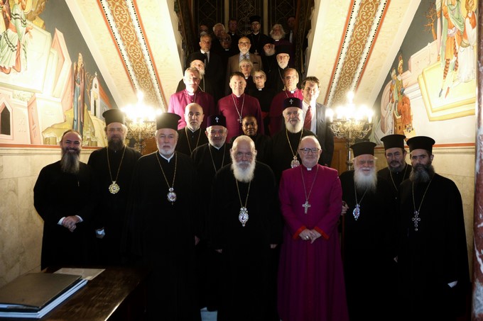 Μέλη της Διεθνούς Επιτροπής Θεολογικού Διαλόγου Ορθοδόξων-Αγγλικανών στον Αρχιεπίσκοπο