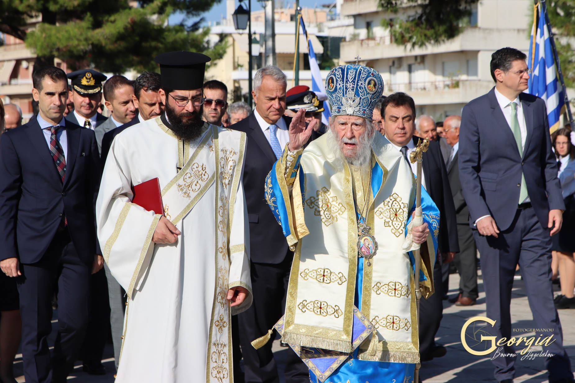 Η Διπλή εορτή της Αγίας Σκέπης και του ΟΧΙ στον Πύργο￼