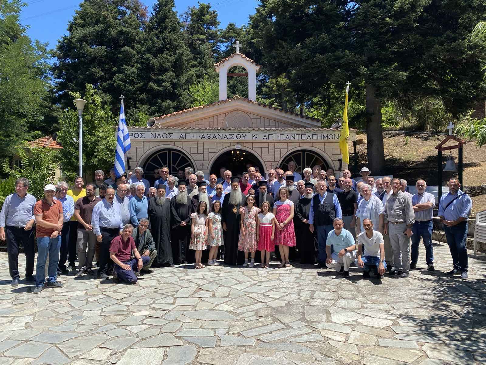 120-epistimones-tis-Αdelfotitos-sotir-me-ton 120 επιστήμονες της Αδελφότητος «ΣΩΤΗΡ» με τον Φθιώτιδος Συμεών στο Ελευθεροχώρι