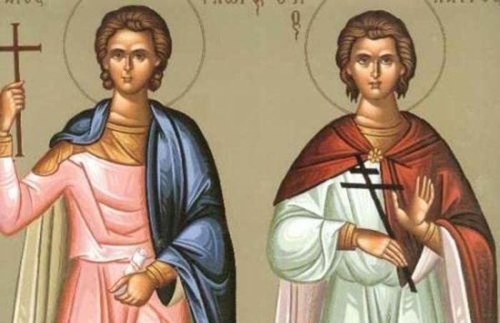 18 &Alpha;&upsilon;&gamma;&omicron;ύ&sigma;&tau;&omicron;&upsilon; &ndash; &Gamma;&iota;&omicron;&rho;&tau;ή &sigma;ή&mu;&epsilon;&rho;&alpha;: Ά&gamma;&iota;&omicron;&iota; &Phi;&lambda;ώ&rho;&omicron;&sigmaf; &kappa;&alpha;&iota; &Lambda;&alpha;ύ&rho;&omicron;&sigmaf;