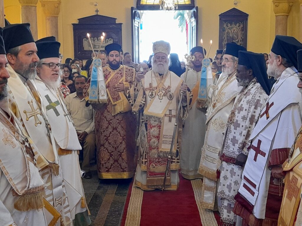 Θυρανοίξια του Ιερού Ναού της Αγίας Αικατερίνης Σουέζ από τον Πατριάρχη Αλεξανδρείας (ΦΩΤΟ)