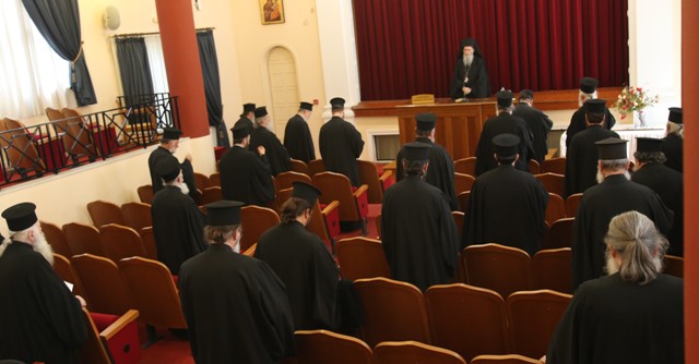 2023-04-25 Ιερατική Σύναξη Απριλίου 2023 στη Μητρόπολη Ναυπάκτου (ΦΩΤΟ)