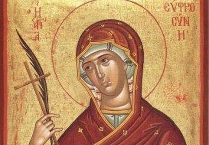 25 Σεπτεμβρίου – Γιορτή σήμερα: Οσία Ευφροσύνη