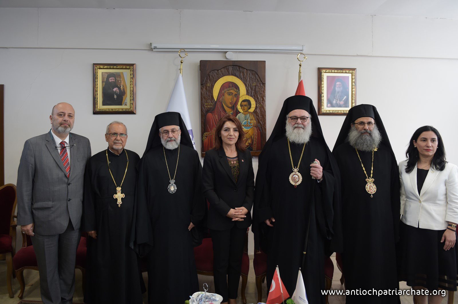 Επίσκεψη της βουλευτή Guljan Kish στον Πατριάρχη Αντιοχείας