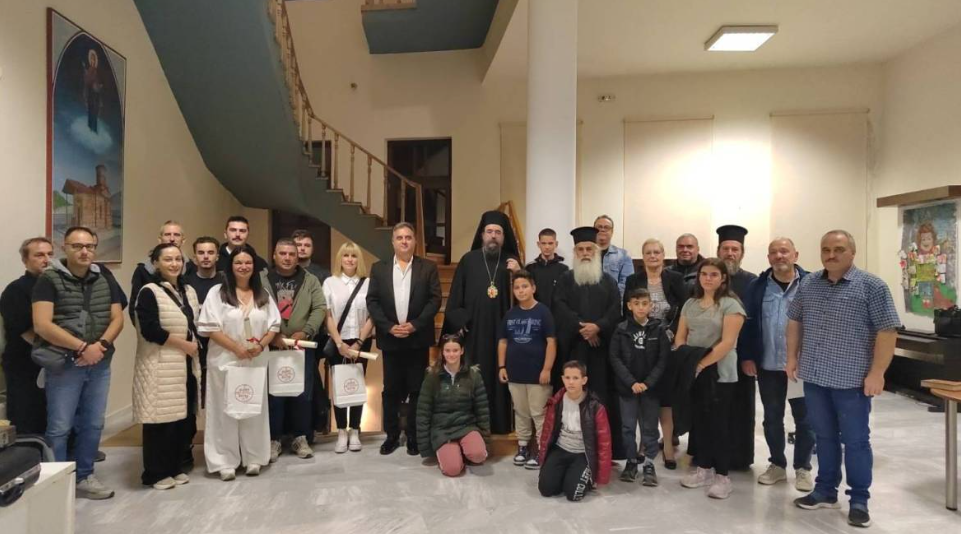 Αgiasmos-stin-scholi-vizantinis-mousikis Αγιασμός στην Σχολή Βυζαντινής Μουσικής και Αγιογραφίας στην Μητρόπολη Καστορίας