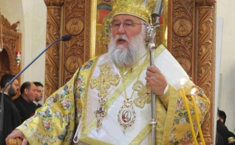 ahs Ο Κερκύρας Νεκτάριος στην Ιερά Μονή Αγίου Δημητρίου