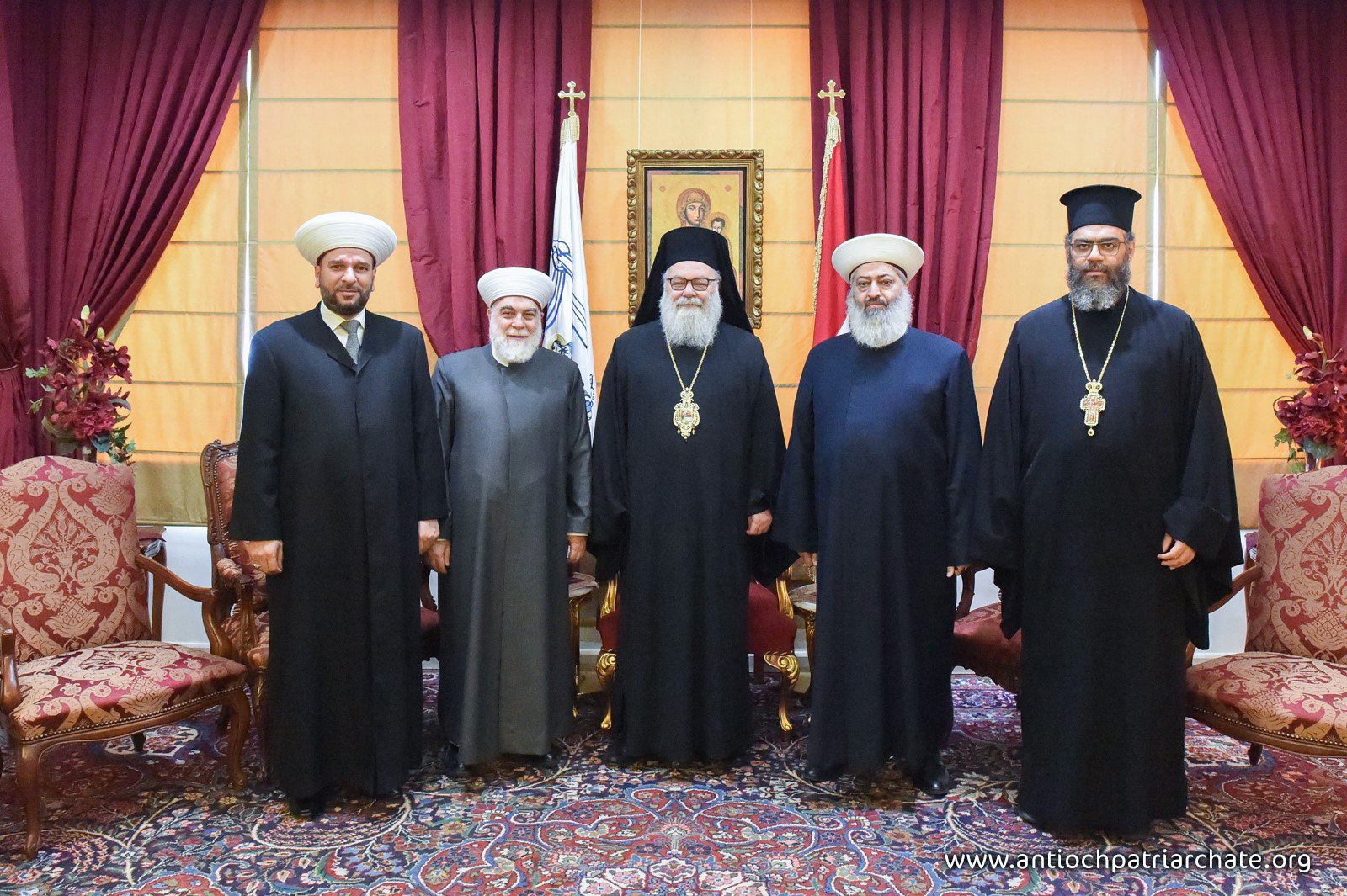 Αntiprosopia-tou-moufti-tis-livanezikis Αντιπροσωπεία του Μουφτή της Λιβανέζικης Δημοκρατίας στον Πατριάρχη Αντιοχείας