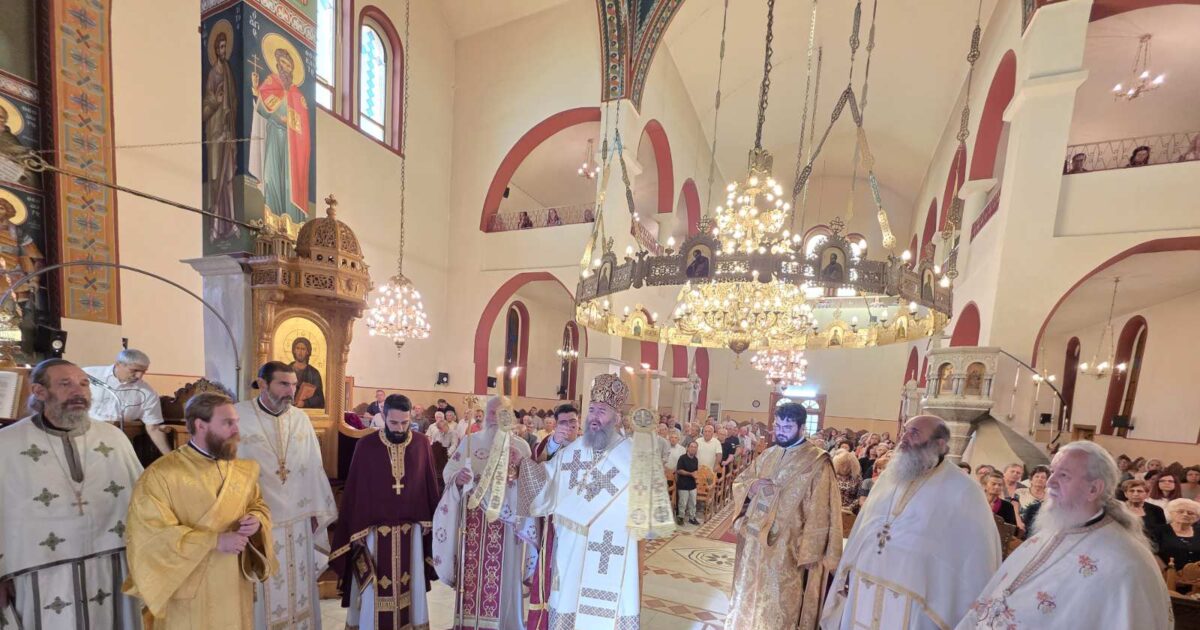 Αrchieratiki-thia-litourgia-stin-ptolemaida Αρχιερατική Θεία Λειτουργία στην Πτολεμαΐδα για τον Πολιούχο Τίμιο Πρόδρομο