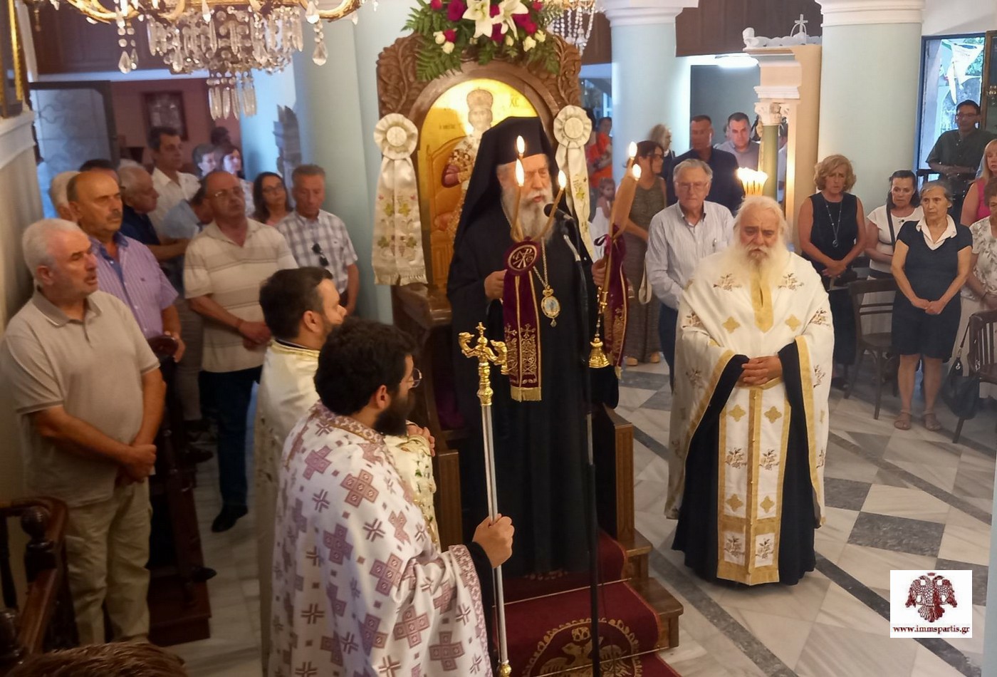 Αrchieratikos-esperinos-Αgias-paraskevis-stis Αρχιερατικός Εσπερινός Αγίας Παρασκευής στις Καρυές Λακωνίας – Εγκαίνια «Κέντρου Μνήμης και Πολιτισμού»