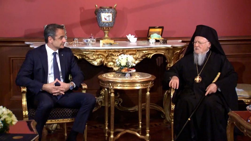CE92CEB1CF81CEB8CEBFCEBBCEBFCEBCCEB1CEAFCEBFCF82 Συλλυπητήρια Μητσοτάκη στον Οικουμενικό Πατριάρχη για την κοίμηση της αδελφής του