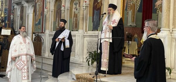 chorostasia-gia-tin-eorti-tis Χοροστασία για την εορτή της μεταστάσεως του Αγίου Ιωάννου του Θεολόγου και ομιλία του Σεβασμιώτατου στην Ιερατική Σύναξη του Σεπτεμβρίου στον Ι. Ν. Αγίου Αχιλλίου Λαρίσης