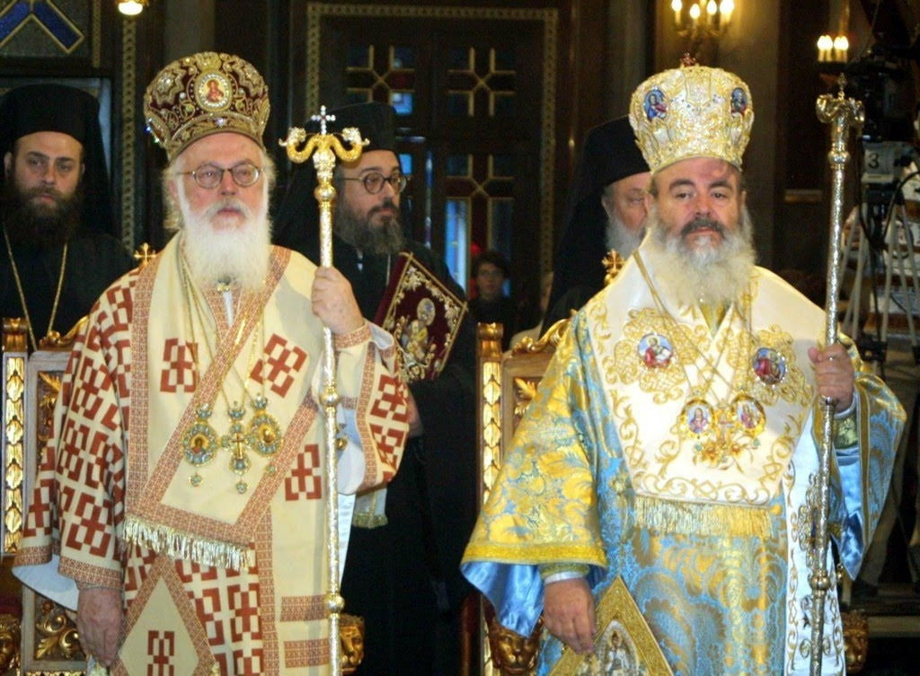 dio-megΑli-Αrchiepiskopi Δύο ΜΕΓΑΛΟΙ Αρχιεπίσκοποι!