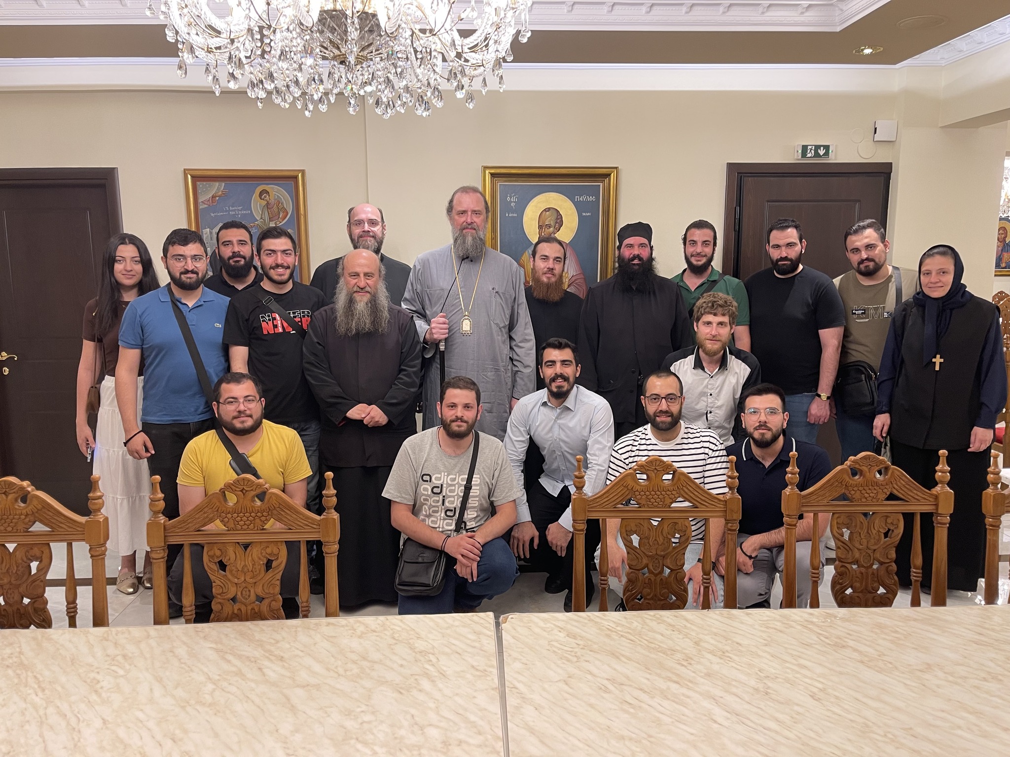 dipno-se-fitites-tis-theologikis Δείπνο σε φοιτητές της Θεολογικής Σχολής του Μπαλαμάντ στον Άγιο Δημήτριο Θεσσαλονίκης