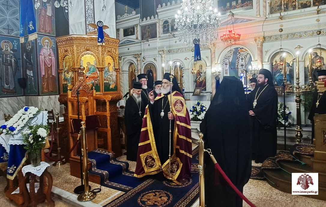 Δισαρχιερατικός Εσπερινός για το θαύμα της Παναγίας Μυρτιδιώτισσας στα Βελανίδια Βοιών
