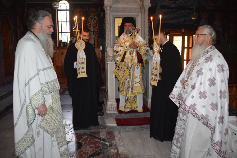 Ο Επίσκοπος Στρατονικείας στον Ιερό Μητροπολιτικό Ναό Αγίου Νικολάου Τρικάλων