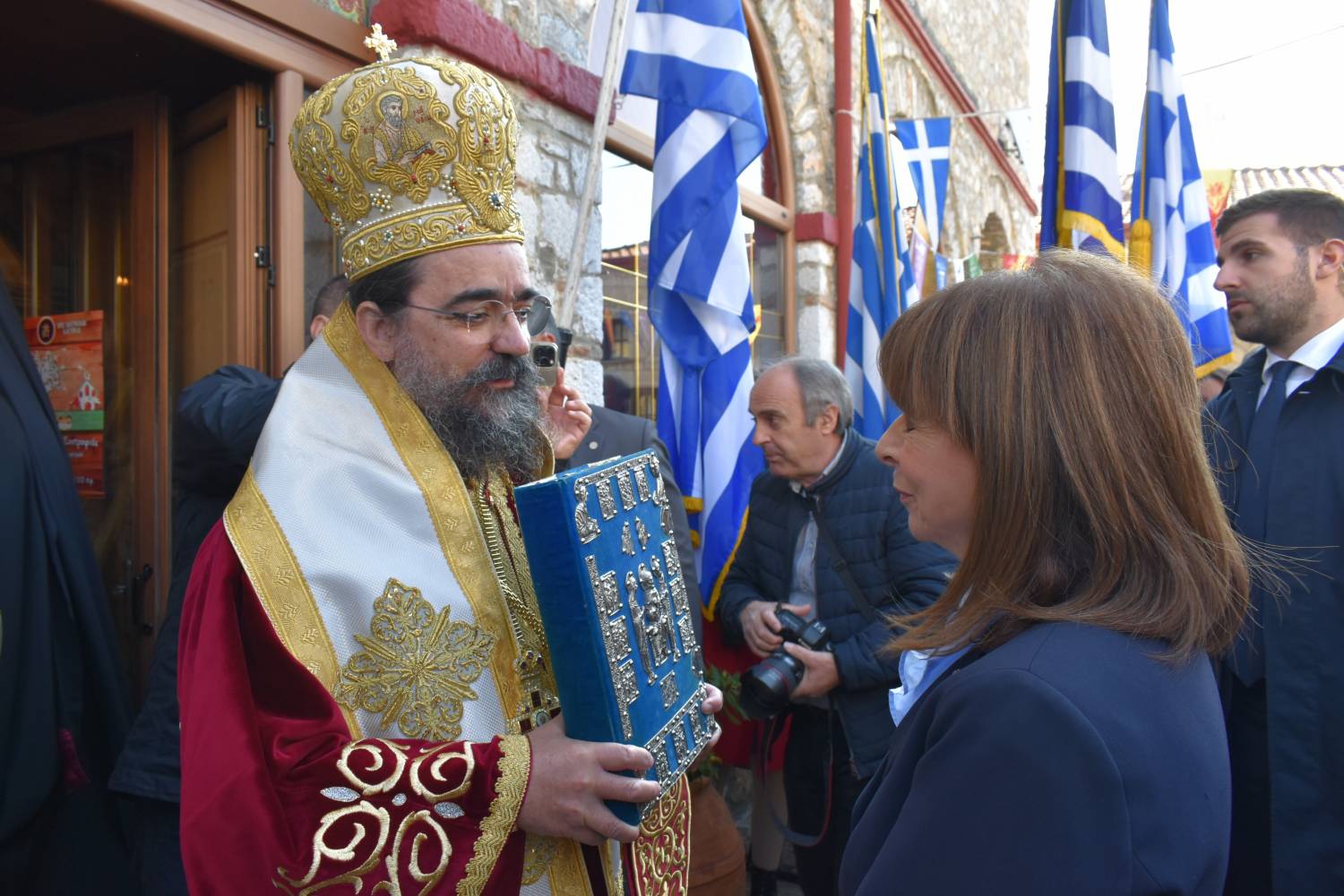 Παρουσία της ΠτΔ τα Ελευθέρια της Καστοριάς