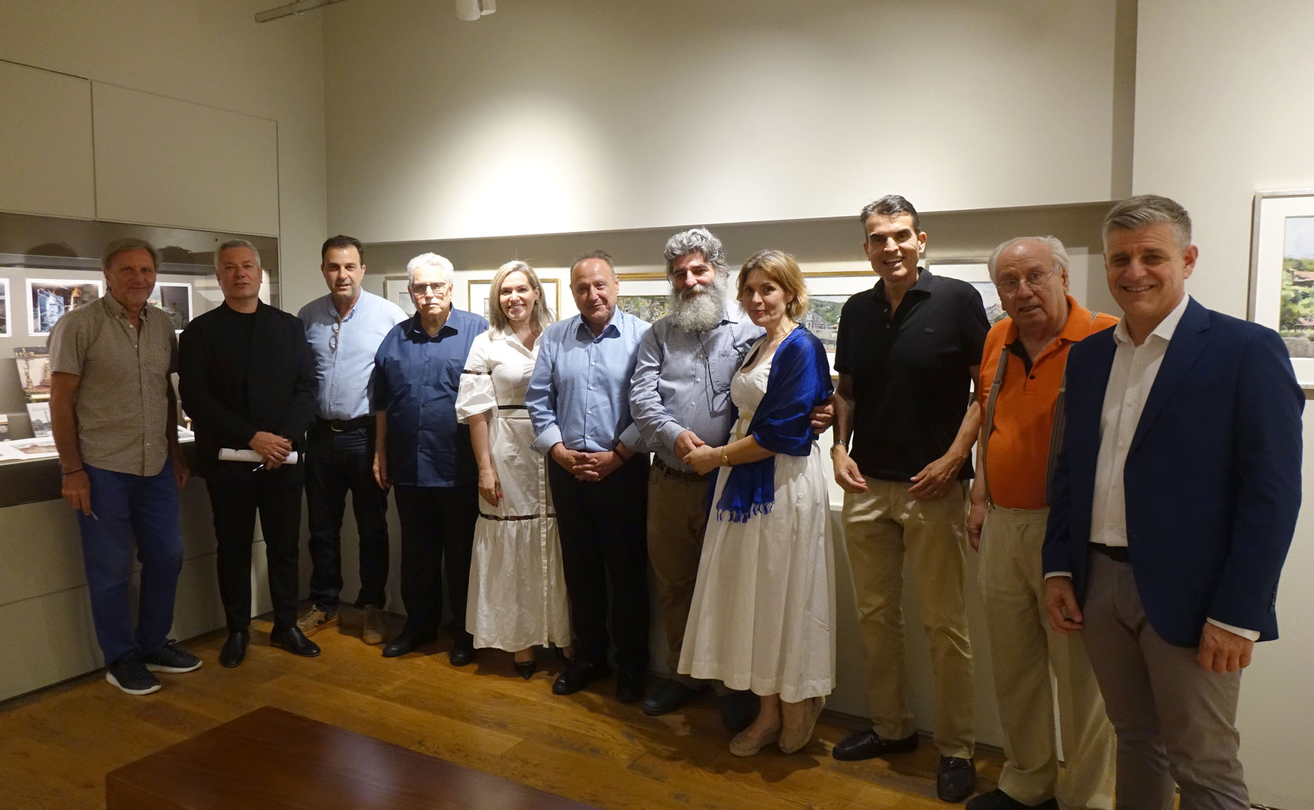 egkenia-ekthesis-tou-konstantinou-kerestetzi Εγκαίνια έκθεσης του Κωνσταντίνου Κερεστετζή «Ακουαρέλες από το Άγιον Όρος» ,στην Αγιορειτική Εστία