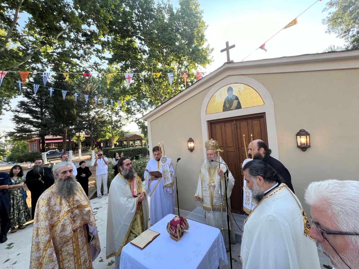 egkeniasthike-naos-tou-Αgiou-paisiou Εγκαινιάσθηκε Ναός του Αγίου Παϊσίου στην Ι. Μ. Χαλκίδος