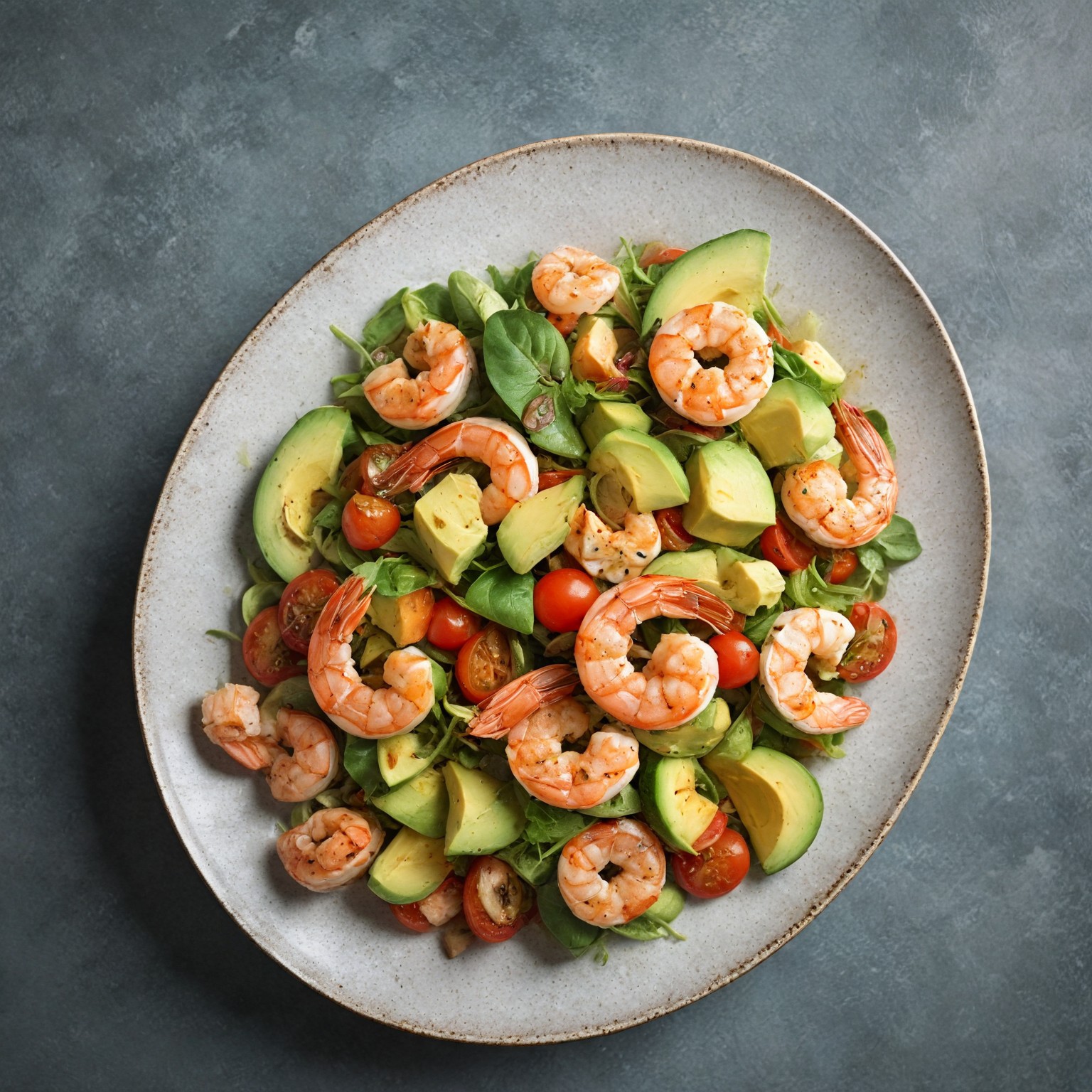ekklisiasnea-Avocado and shrimp salad