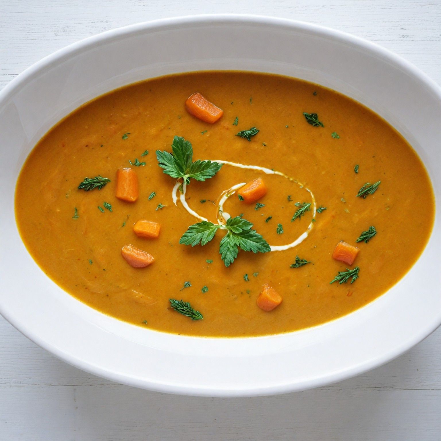 ekklisiasnea-Carrot soup with orange and smoked paprika