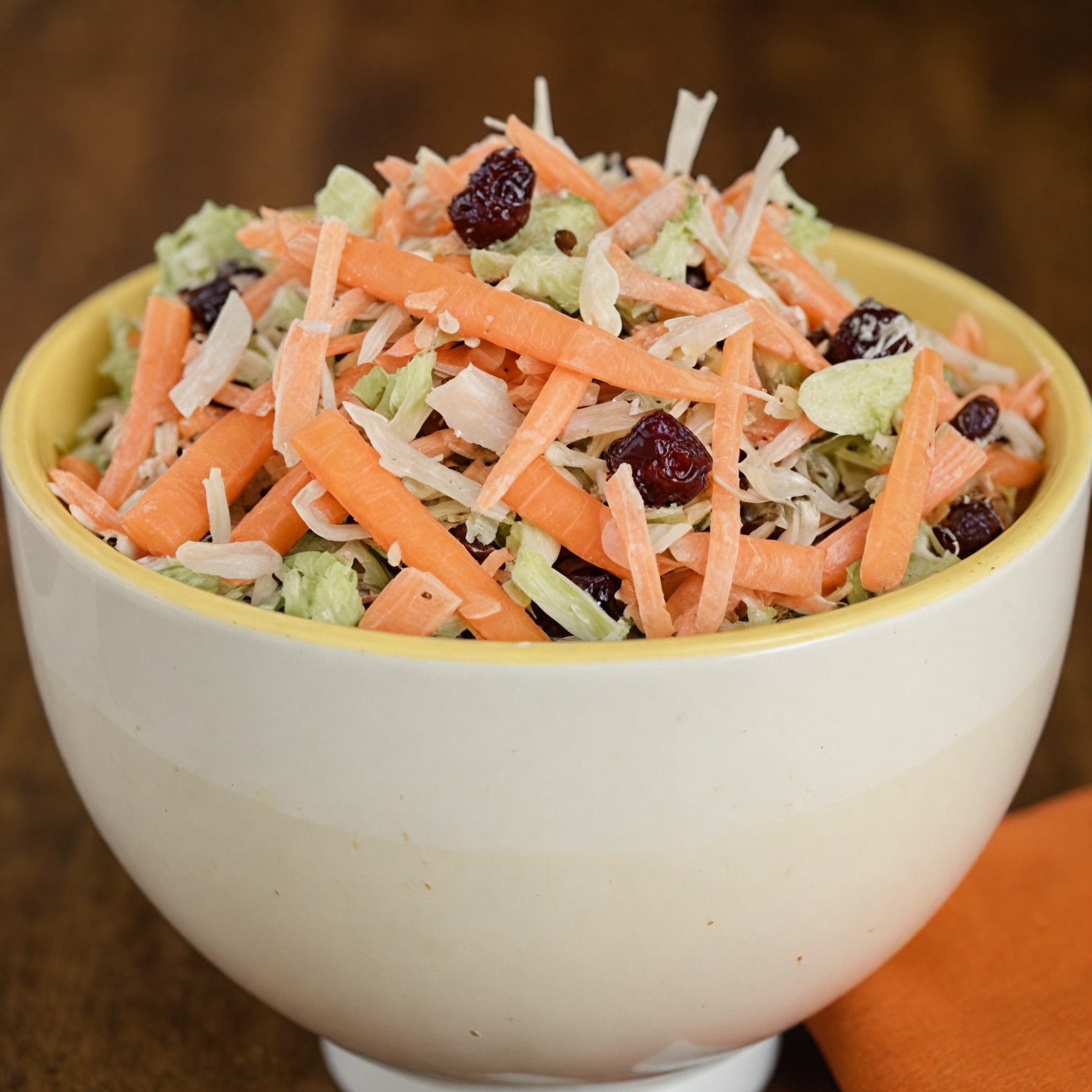 ekklisiasnea-Salad with carrot, raisins and Aegina pistachio